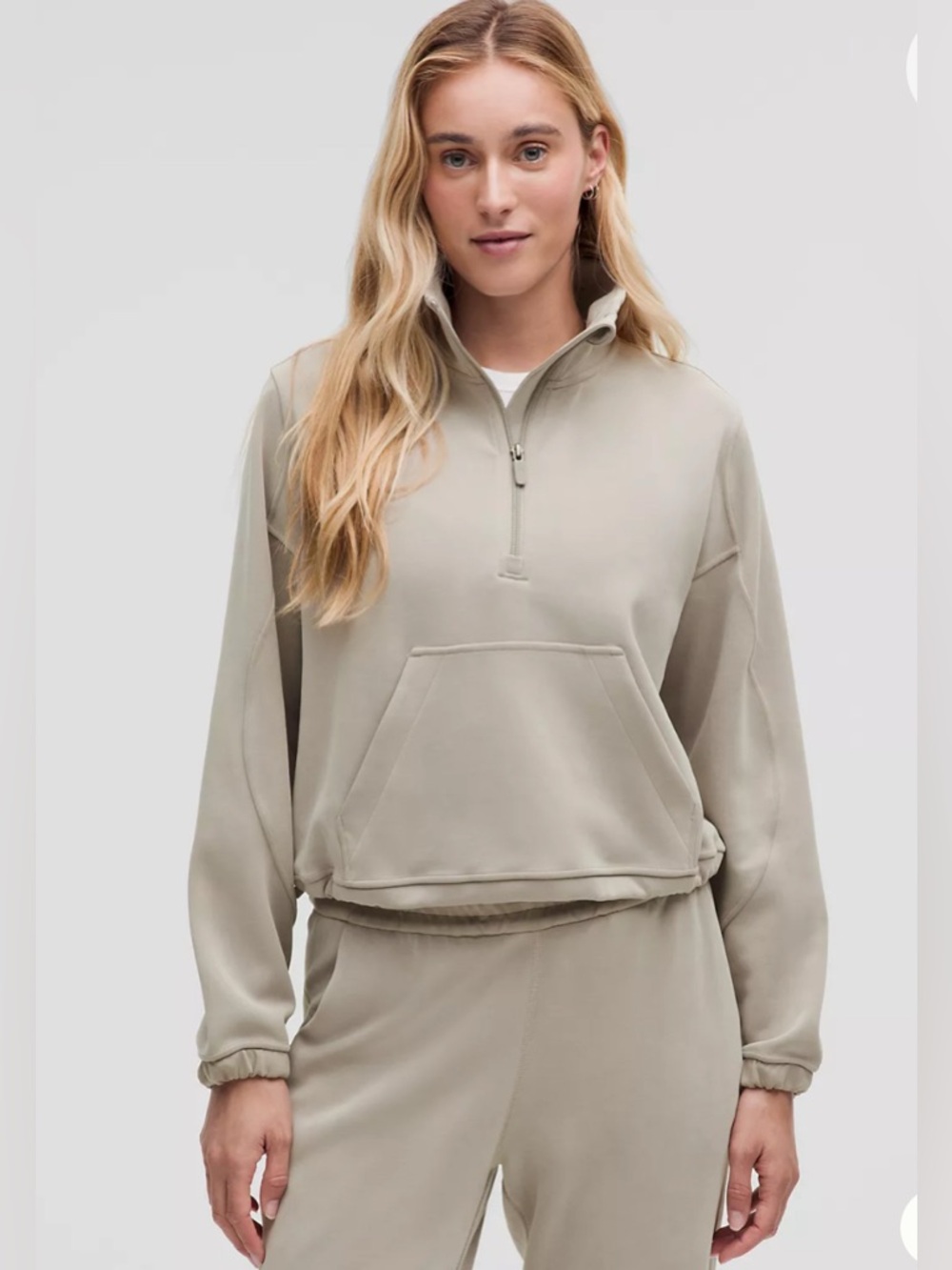 Lululemon Brushed Softstreme Half Zip